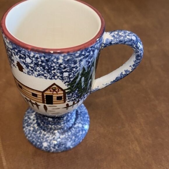The Cooks Bazaar Gourmet Collection Speckled Ceramic Mug Handcrafted In Thailand - Picture 2 of 5